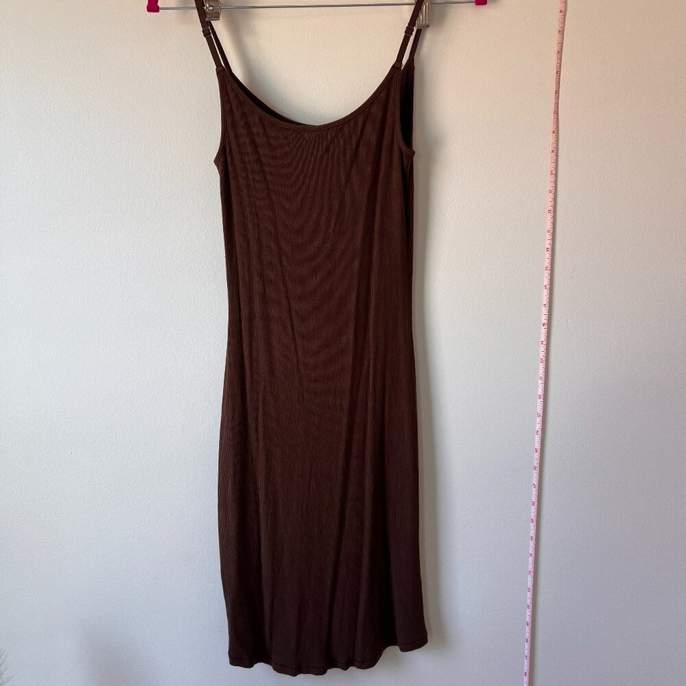 SKIMS Brown Bodycon Dress – Size Small